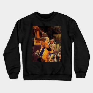 Dennis Rodman and Shaquille O'Neal in Los Angeles Lakers, 1999 Crewneck Sweatshirt